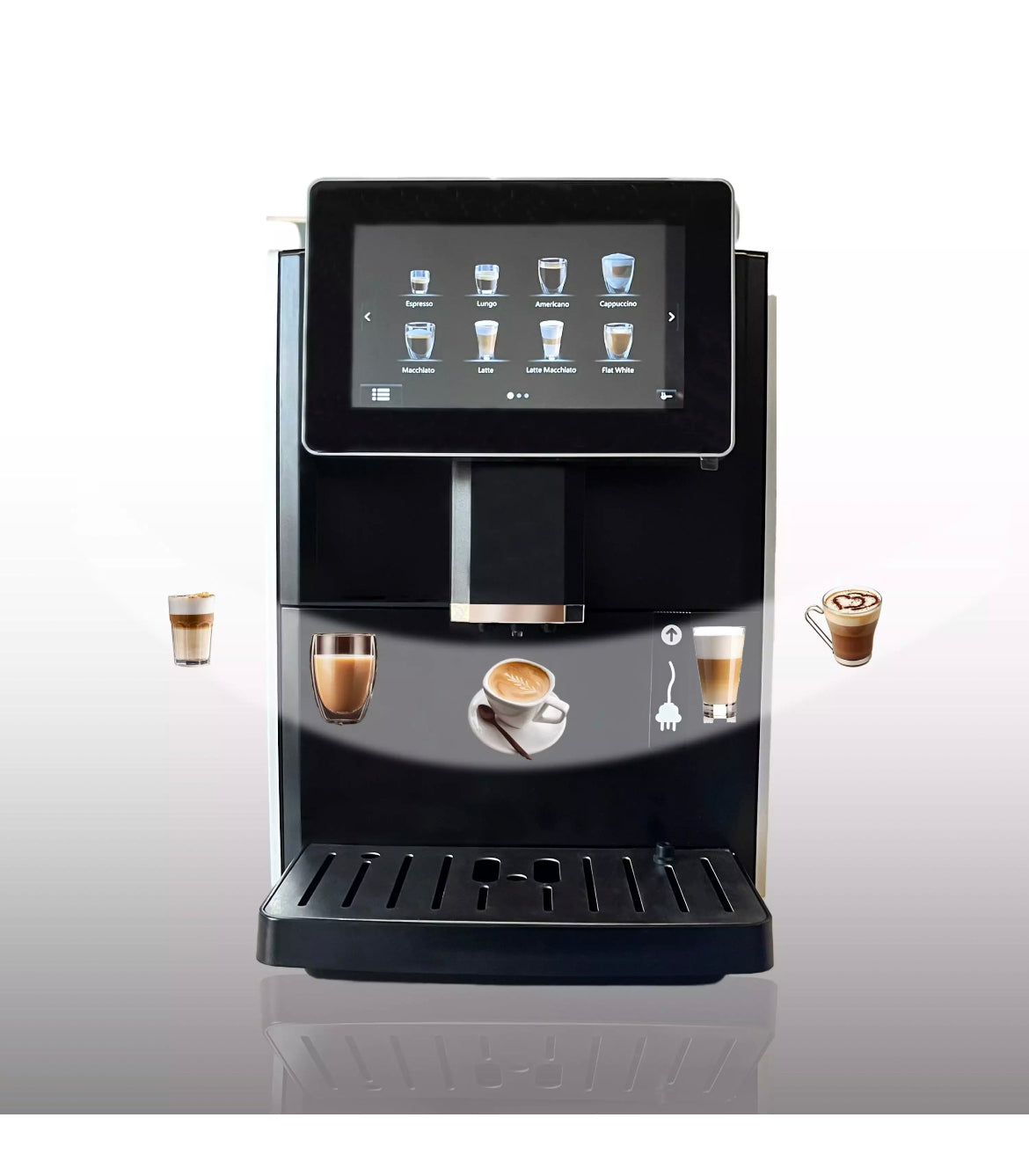 Smart Touch Screen Bean to Cup Automatic Coffee Machine – Triangle